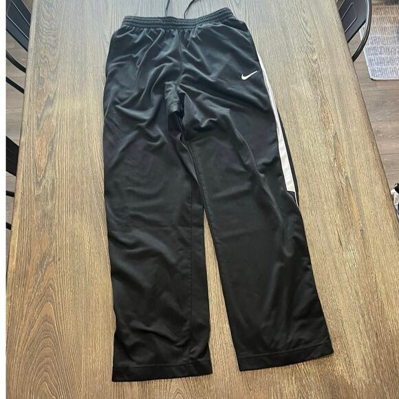 Nike Mens Basketball Pants Drawstring Elastic Waist Pull-On Pockets Black Size S - Picture 1 of 11